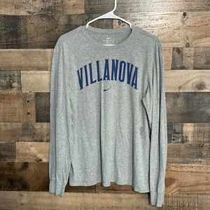 Mens Villanova Nike Long Sleeve Tee